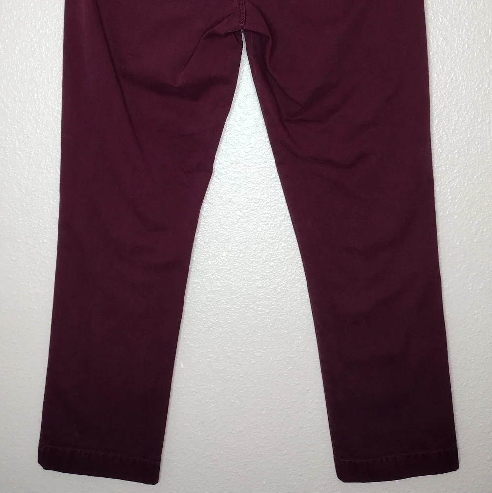 J. Crew Men's Burgundy Pants Sz 30×30